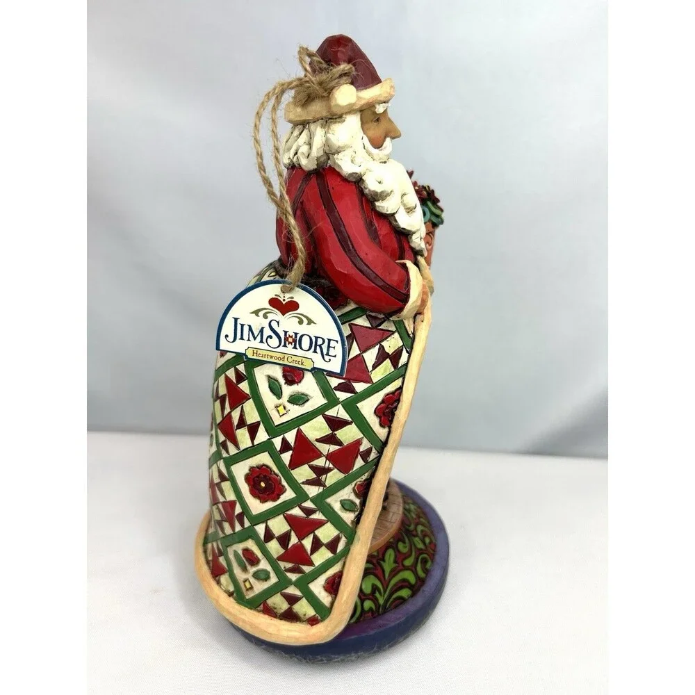 JIM SHORE 2006 Christmas Figurine Lighted Musical Santa with Kids 4006647 in Box